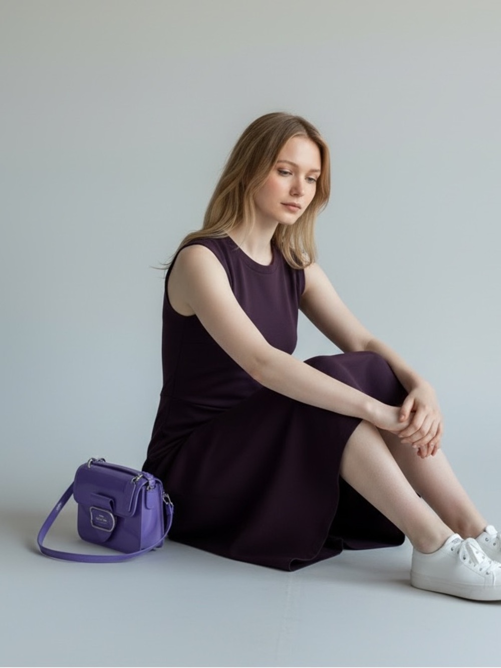 Coach Jelly Morgan Bag Bright Grape Purple CH748 Rare Statement Crossbody - Picture 9 of 9